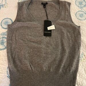 NWT Escada/Swarovski Sleeveless Tank Top